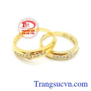 Cặp Nhẫn Cưới Tình Yêu Thiên Chúa