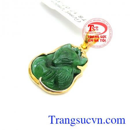 Mặt dây hồ ly ngọc cẩm thạch giúp níu giữ duyên mệnh, đâu phải lúc nào tình cảm cũng thuận lợi, mặt hồ ly giúp cho bạn luôn tỉnh táo thu hút và khôn khéo để giữ được tình yêu của đời mình