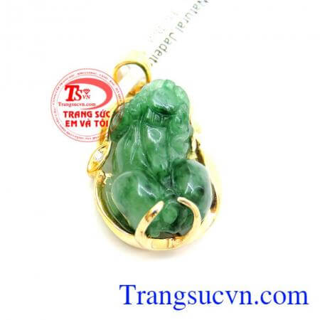 Mặt dây chuyền nam chạm khắc bọc vàng 14k sáng bóng đảm bảo chất lượng hợp thời trang, sang trọng và phong thủy