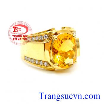 Nhẫn nam mệnh Kim 10k nhẫn nam thời trang đẹp, nhẫn nam vàng đá quý sang trọng, nhận thiết kế nhẫn nam theo yêu cầu