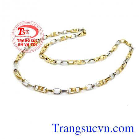 Dây vàng 18k nhập Ý may mắn