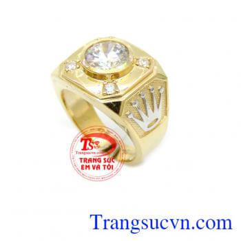 Nhẫn Nam 10k Hàng Hiệu chất lượng cao. Nhẫn Nam 10k Hàng Hiệu, nhẫn nam vàng tây, nhẫn nam đẹp
