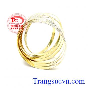 Chuẩn chất lượng, tôn lên nét quý phái cho người phụ nữ. Vòng tuần Ý 18k sang trọng