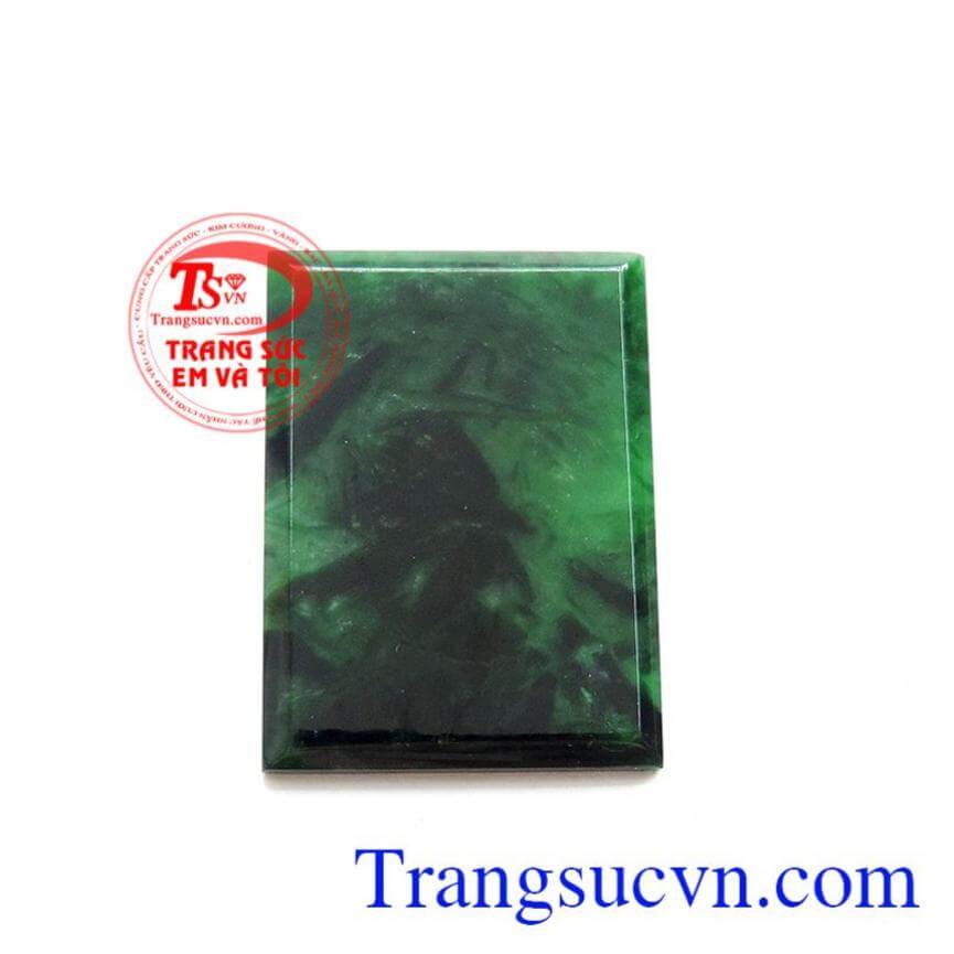 Mặt Ngọc Cẩm Thạch Thiên Nhiên Chữ Nhật Đẹp