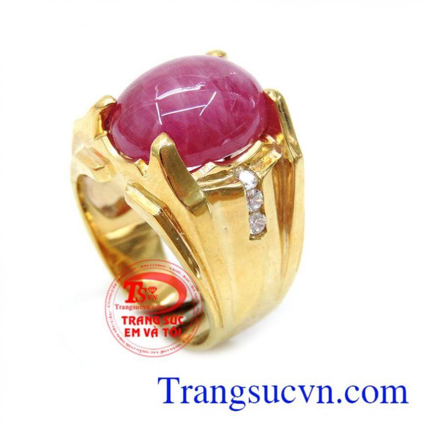 Nhẫn Nam Ruby 10K
