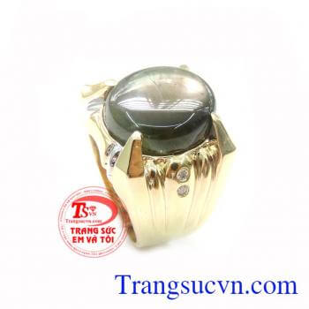 Nhẫn Nam Saphire Lịch Lãm bền đẹp, chất lượng, chất lượng đá đảm bảo