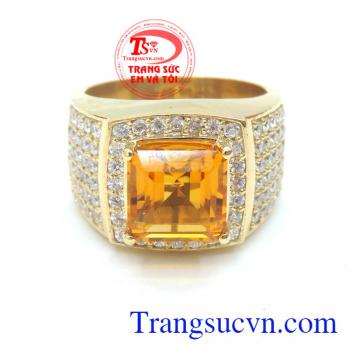 Thạch anh vàng có tác dụng rất tốt cho việc chữa các bệnh về dường ruột và dạ dày còn là viên đá biểu trưng cho sự may mắn. Sản phẩm uy tín chất lượng giao hàng trên toàn quốc