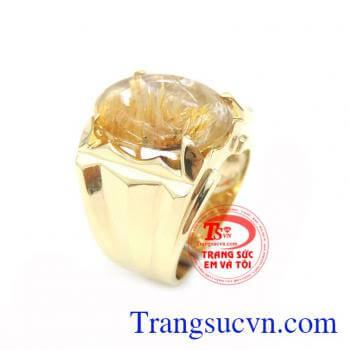 Chiếc nhẫn được thiết kế nhẹ nhàng đơn giản mà tinh tế không kém phần sang trọng lịch lãm. Chiếc nhẫn thích hợp cho phái mạnh. Sản phẩm uy tín chất lượng giao hàng toàn quốc, bảo hành 1 năm