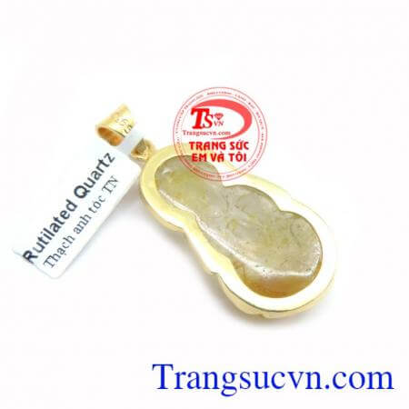 Mặt dây chuyền nam chạm khắc bọc vàng 10k sáng bóng đảm bảo chất lượng hợp thời trang, sang trọng và phong thủy