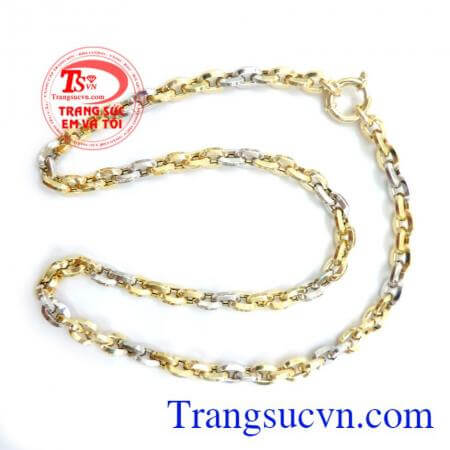Dây Chuyền Nam Vàng 10K Ý Sáng Bóng