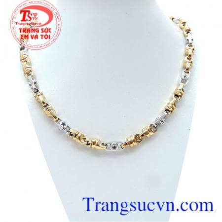 Dây Chuyền Vàng Ý Nam 18k