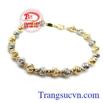 Lắc Bi Nữ Đeo Tay 10K Đẹp
