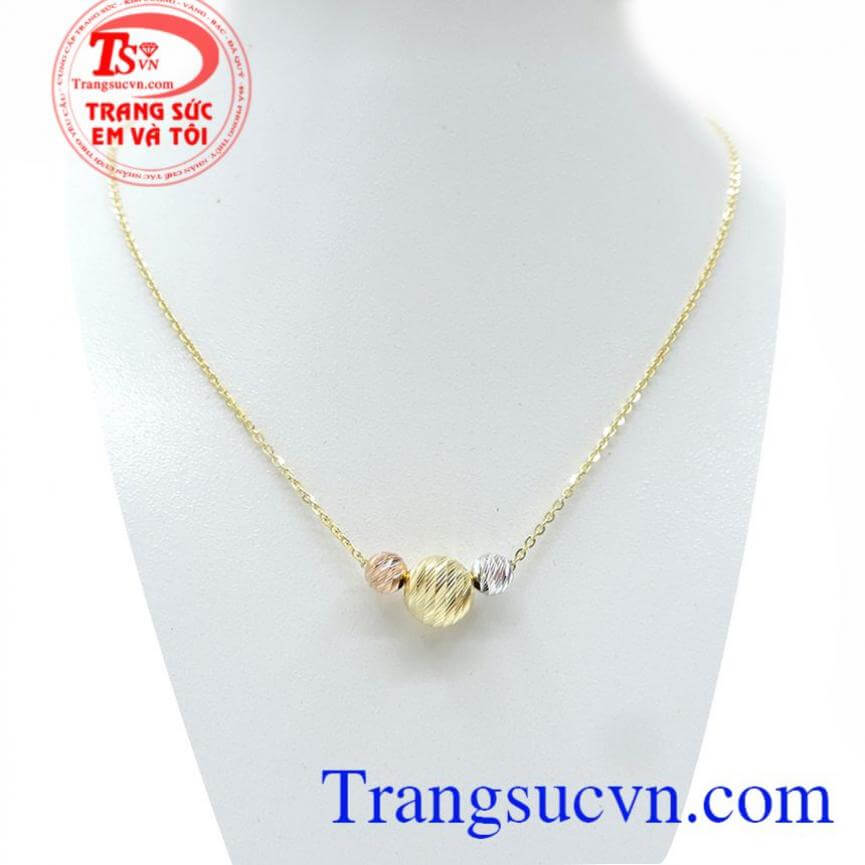 Dây Nữ Ý Mặt Bi Phay Sáng Bóng