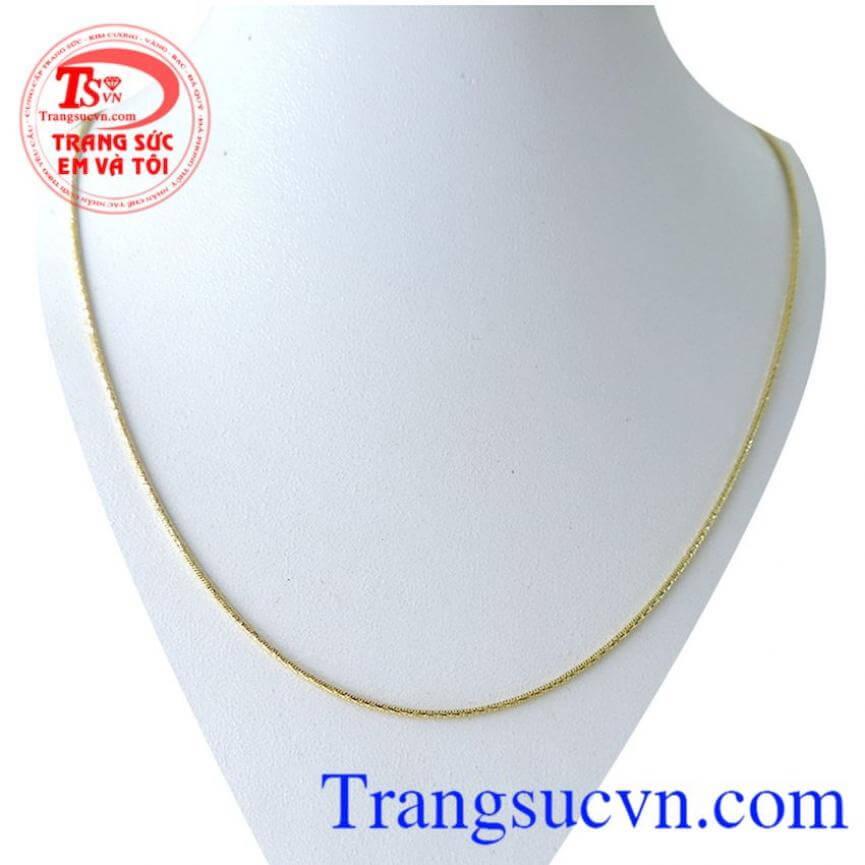 Dây chuyền nữ Ý 10k cá tính