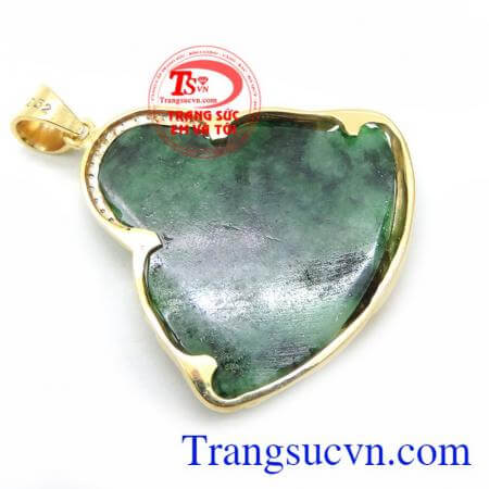 Mặt Phật Di Lặc Ngọc Cẩm Thạch Từ Bi