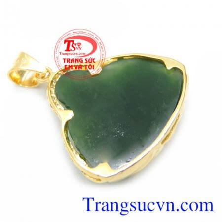 Mặt Phật Di Lặc Đá Ngọc Bích Thiên Nhiên