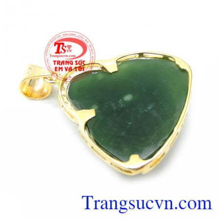 Mặt dây chuyền nam chạm khắc bọc vàng 14k sáng bóng đảm bảo chất lượng hợp thời trang, sang trọng và phong thủy