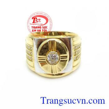 Nhẫn Nam 18K Phong Cách thương hiệu uy tín, chất lượng đá đảm bảo