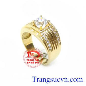 Nhẫn Vàng 18K Nam Tính