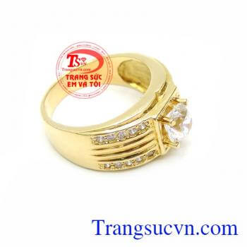 Nhẫn Vàng 18K Nam Tính thương hiệu bền đẹp, tinh tế, là món quà ý nghĩa cho người yêu thương những dịp ý nghĩa