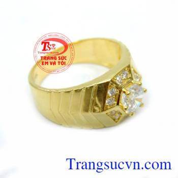 Nhẫn Nam Vàng 10K Giá Rẻ phù hợp phong cách thời trang sang trọng