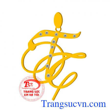 Mặt dây chữ TT lồng với nhiều kiểu dáng đa dạng cho Mặt dây chữ TT vàng 10k 14k 18k đặt thiết kế chữ T & T theo yêu cầu,Nhanh chóng an toàn giao toàn quốc