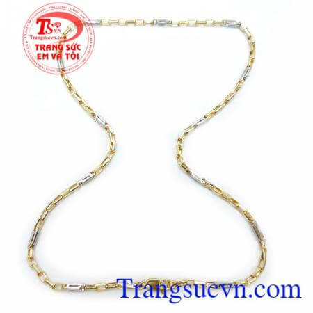 Dây Chuyền Mắt Xích Đẹp, dây chuyền nam vàng tây, dây chuyền nam đẹp