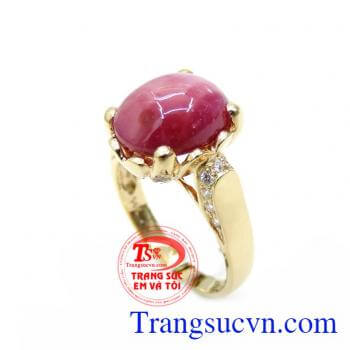 Nhẫn Nữ Ruby Tình Yêu Chung Thủy