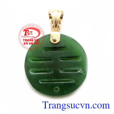 Bán Mặt Ngọc Móc Vàng 14K Đẹp chất lượng cao.