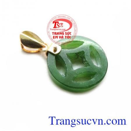 Mặt Ngọc Hình Thoi Cá Tính, mặt dây chuyền đá ngọc cẩm thạch đẹp tự nhiên.