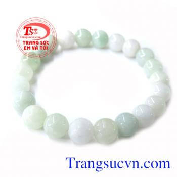 Chuỗi Đeo Tay Ngọc Jadeite Trắng Nhỏ