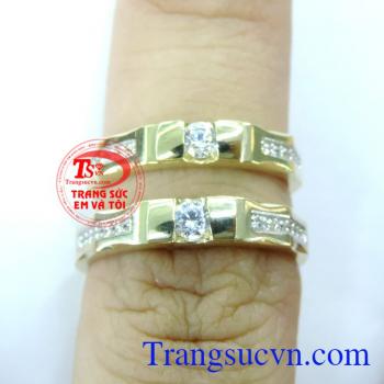 Đôi Nhẫn Cưới Vàng Son