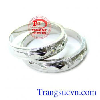 Cặp Nhẫn Hạnh Phúc Đong Đầy