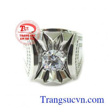 Nhẫn Vàng Trắng Nam 10k Sang Trọng thương hiệu uy tín, chất lượng, giao hàng nhanh trên toàn quốc