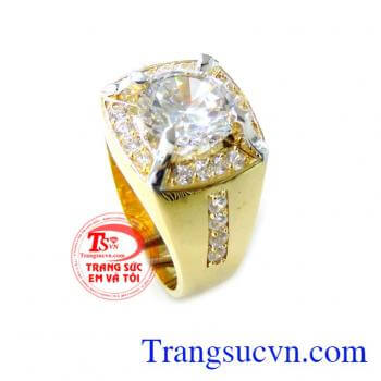Nhẫn Nam Vàng Tây Đá 9ly chất lượng cao. Nhẫn Nam Vàng Tây Đá 9ly, nhẫn nam vàng tây 10k, nhẫn nam đẹp