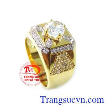Nhẫn Vàng 10k Dũng Mãnh chất lượng cao, Nhẫn Vàng 10k Dũng Mãnh, nhẫn nam vàng tây, nhẫn nam đẹp. kiểu dáng tinh tế, dễ dàng phối hợp với nhiều trang phục kể cả trong những buổi dạ tiệc sang trọng lẫn môi trường làm việc cùng với phong cách hiện đại, sang