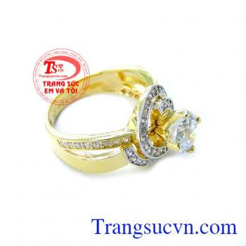 Chiếc Nhẫn Nữ To Đẹp chất lượng cao. Chiếc Nhẫn Nữ To Đẹp, nhẫn nữ vàng tây, nhẫn nữ 10k đẹp