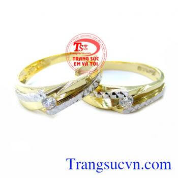 Cặp Nhẫn Cưới Sang Trọng chất lượng cao