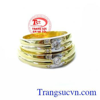 Nhẫn Cưới Son Sắt 10K
