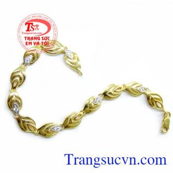 Lắc vàng, Lắc nữ vàng tây tinh tế khách hàng ưa chuộng. 