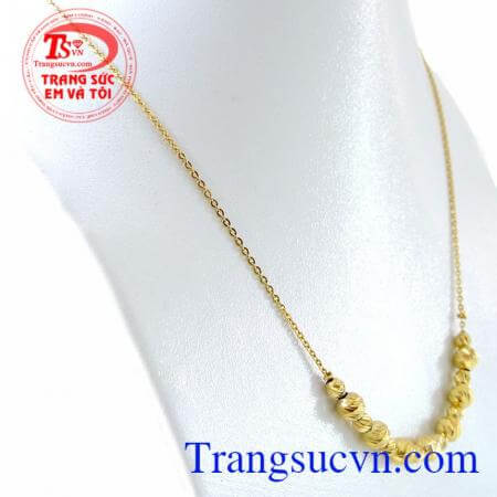 Dây chuyền nữ bi món quà ý nghĩa dành cho nữ đeo, chiếc Dây chuyền nữ bi món sinh nhật hoặc kỷ niệm rất tốt. Bán Dây chuyền nữ bi bảo hành 6 tháng, giao Dây chuyền nữ bi toàn quốc.