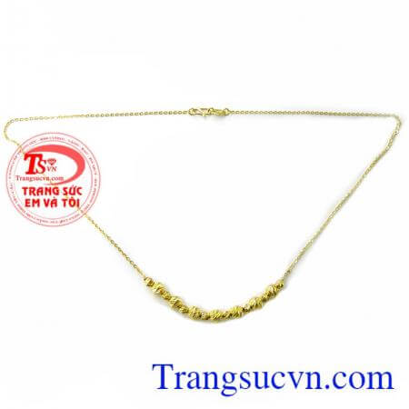 Dây chuyền nữ bi món quà ý nghĩa dành cho nữ đeo, chiếc Dây chuyền nữ bi món sinh nhật hoặc kỷ niệm rất tốt. Bán Dây chuyền nữ bi bảo hành 6 tháng, giao Dây chuyền nữ bi toàn quốc.