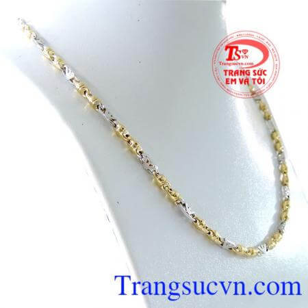 Dây nam italy kiểu dáng sang trọng, dây chuyền nam vàng tây, dây chuyền nam đẹp
