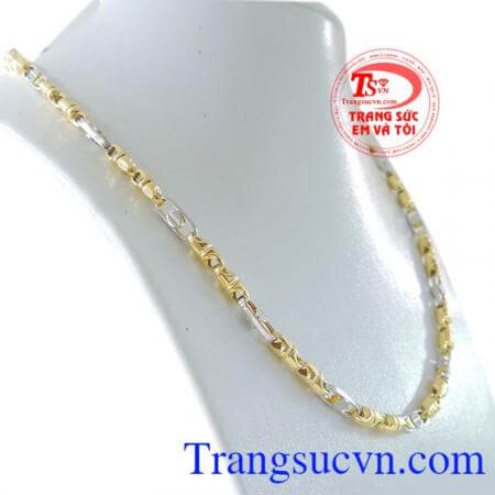 Dây chuyền nam vàng 10k đẳng cấp, dây chuyền nam vàng tây, dây chuyền nam đẹp