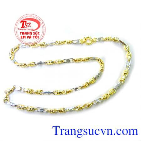 Dây chuyền nam vàng tây sang trọng Dây chuyên nam vàng Italya