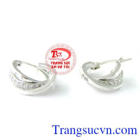 Bán Hoa tai vàng tây cho phái đẹp chất lượng cao, mẫu mã đẹp. 