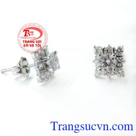 Bán Nụ hoa kim cương nhân tạo 10k chất lượng vàng đảm bảo.