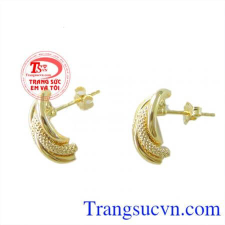 Bán Hoa tai vàng 10k tạo điểm nhấn chất lượng cao. 