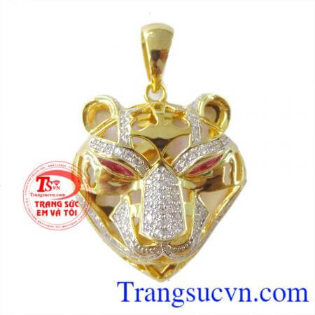 Mặt dây nam đầu báo 10k thể hiên đẳng cấp cá tính mạnh mẽ cho phái mạnh