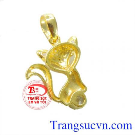 Mặt dây nữ hồ ly vàng 10k